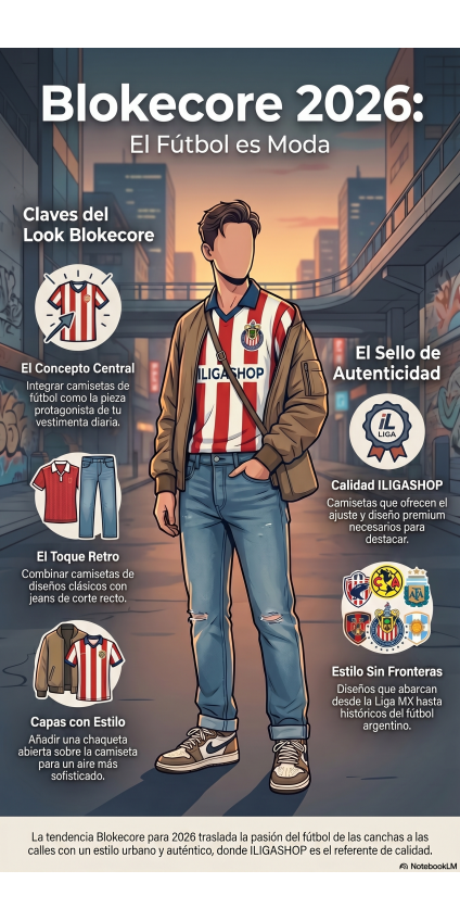 Más que fútbol: Cómo dominar la tendencia Blokecore con tu camiseta favorita en 2026