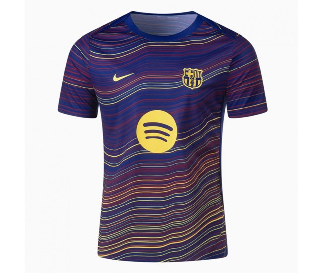 Camiseta Pre-Partido FC Barcelona Hombre 2025