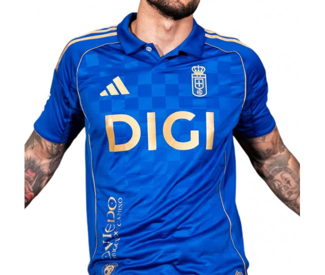 Camiseta local del centenario del Real Oviedo para hombre 2025-26