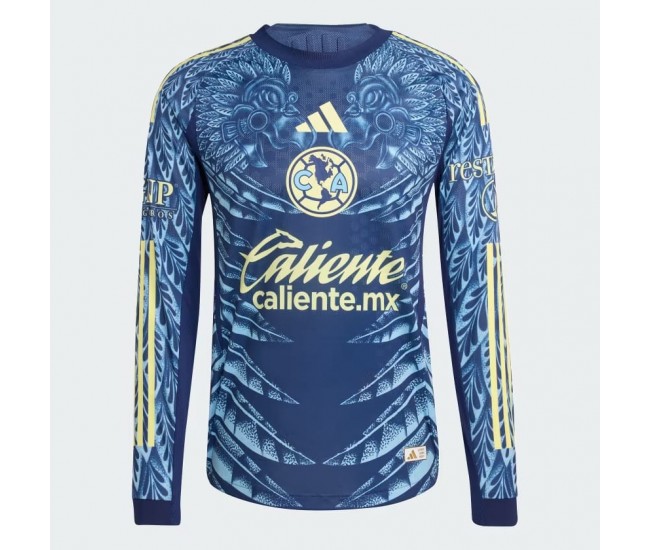 Camiseta de manga larga de visitante del Club América para hombre 2025-26