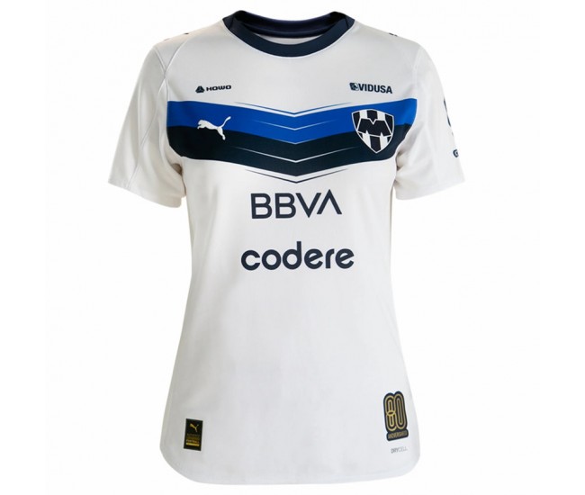 Camiseta de visitante del CF Monterrey para mujer 2025-26