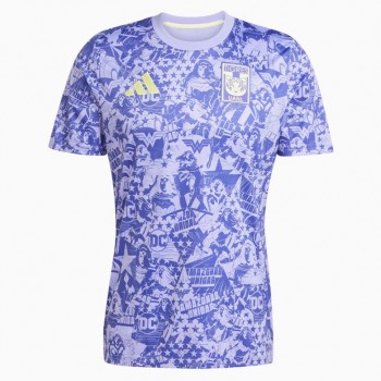 Camiseta pre-partido Adidas x DC Comics Tigres UANL Hombre Wonder Woman 2025-26
