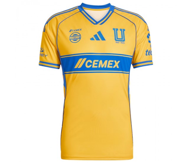 Camiseta Tigres UANL Hombre Local 2025