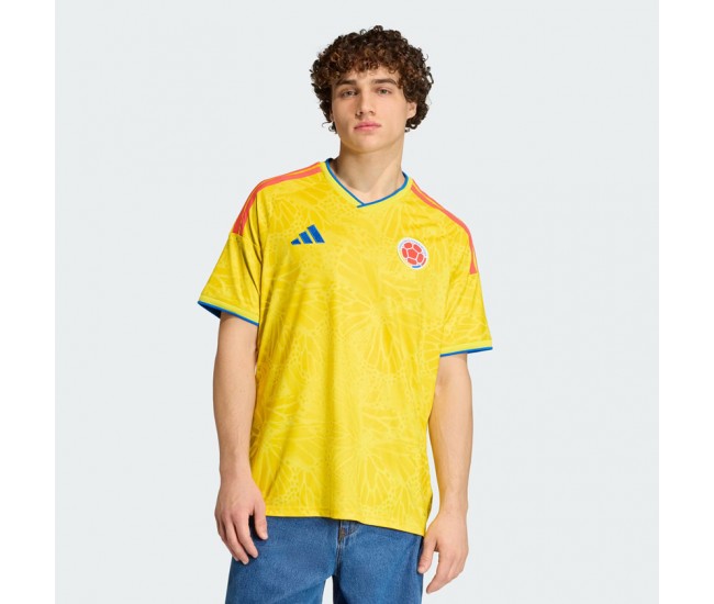 Camiseta de fútbol auténtica de local de Columbia para hombre 2026