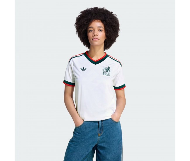 Camiseta de visitante de la selección femenina de México 2026