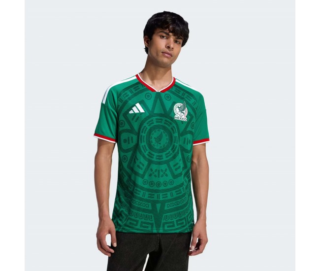 Camiseta auténtica de local de México para hombre 2026